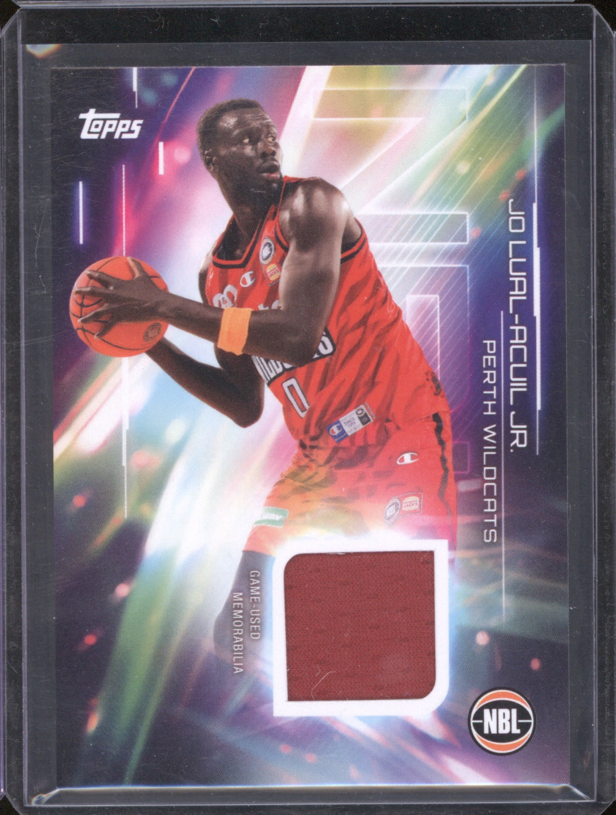 2025-26 Topps NBL Jo Lual-Acuil Jr. Jo Lual-Acuil Jr Game Used Jersey