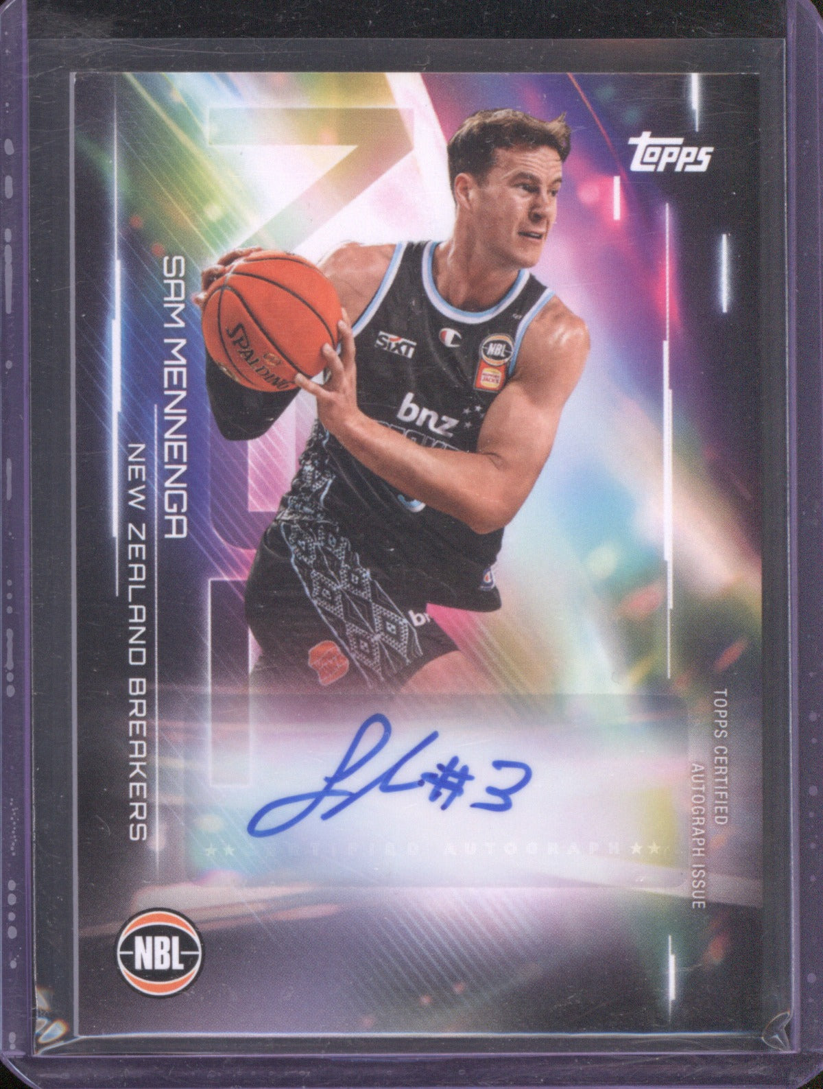 2025-26 Topps NBL Sam Mennenga Auto