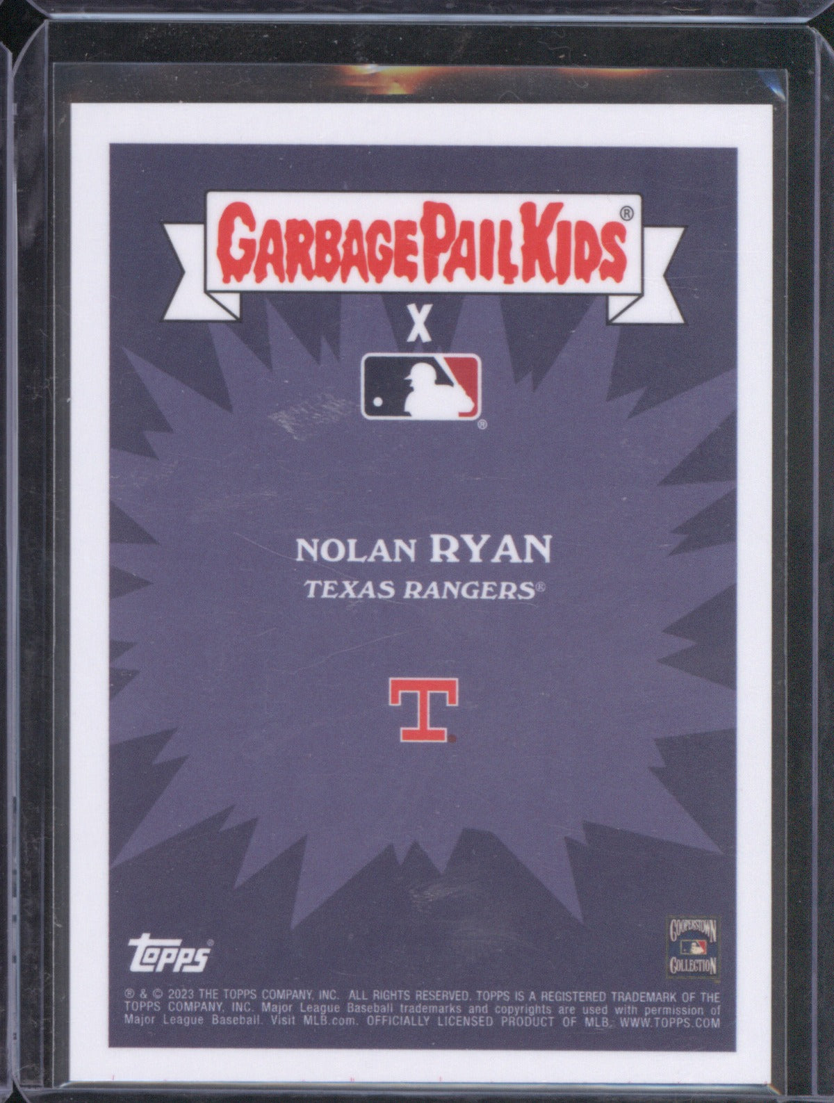 Ryan Express 2023 Topps Garbage Pail Kids x MLB Series 3 #7b /199