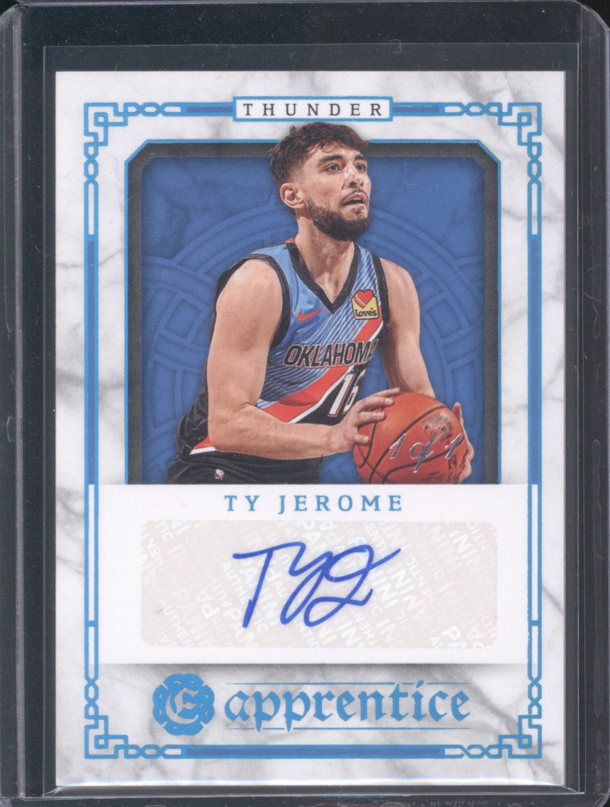 Ty Jerome 2020-21 Panini Chronicles Excalibur #APR-TYJ Platinum 1/1