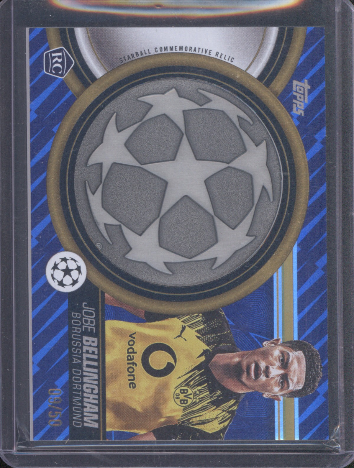 Jobe Bellingham 2025 Topps Club Competitions Starball Commemorative Relic RC /50