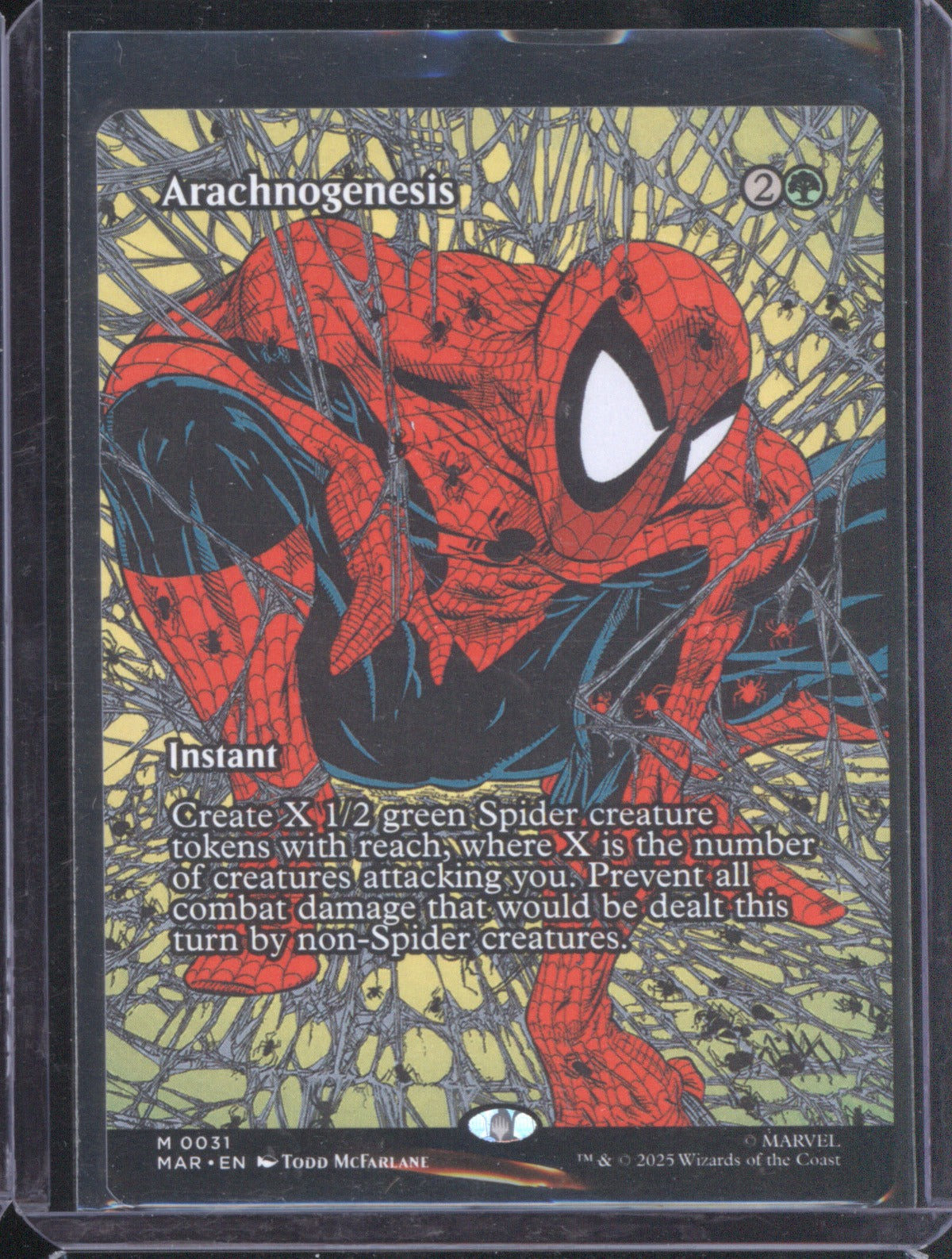 Arachnogenesis 2025 MTG Spider-Man Wizards of the Coast 0031 Borderless