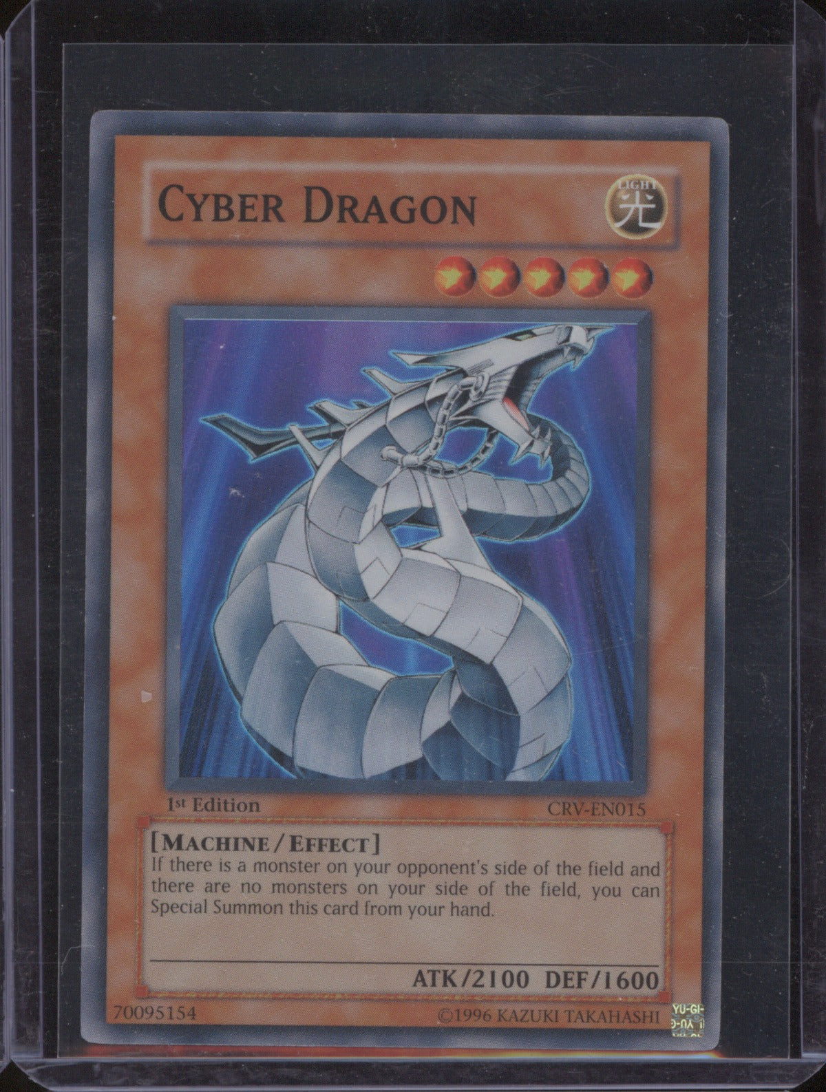 Cyber Dragon 1999 Yu-Gi-Oh Konami Cybernetic Revolution #CRV-EN015 Super Rare
