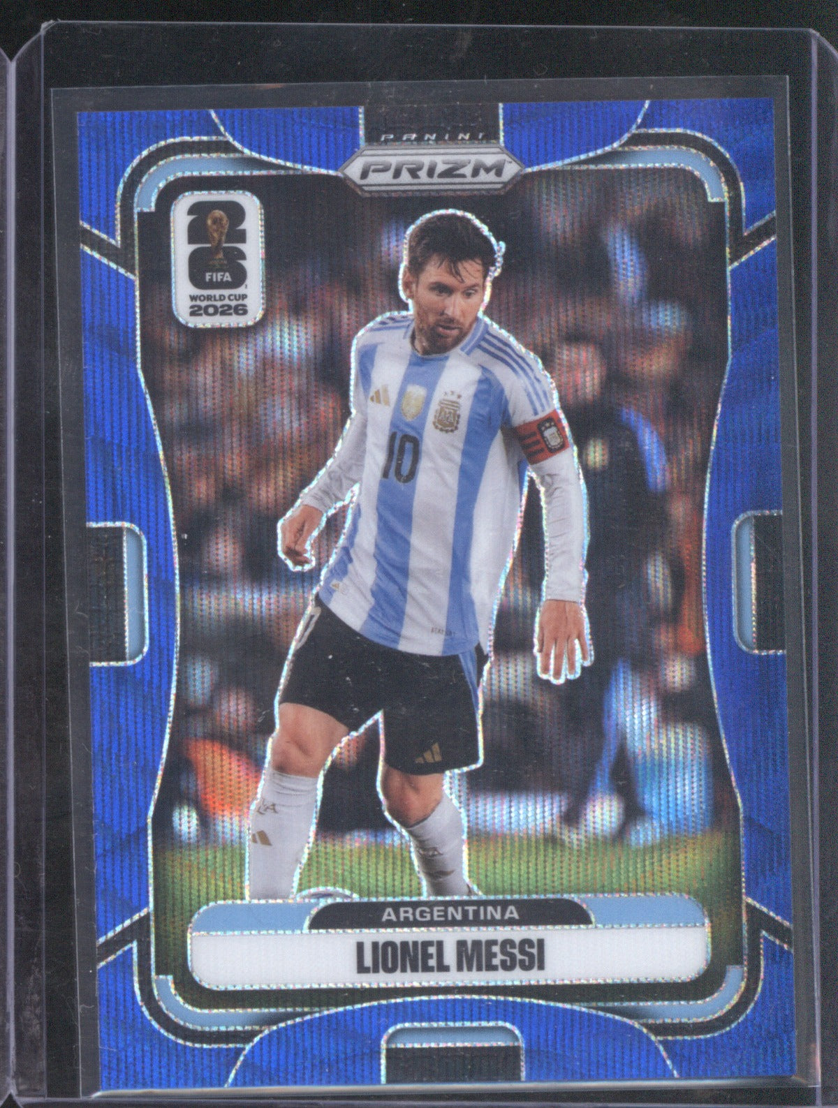 Lionel Messi 2026 Panini FIFA World Cup Blue Wave /55