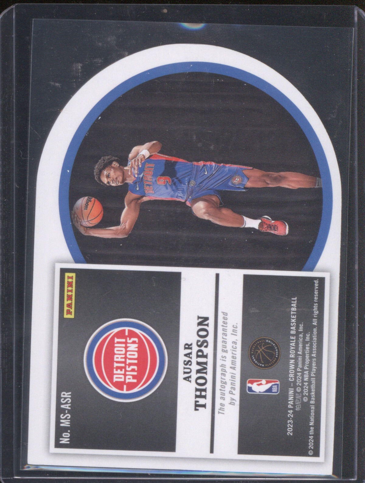 Ausar Thompson 2023-24 Crown Royale Majestic Signatures /49 Auto