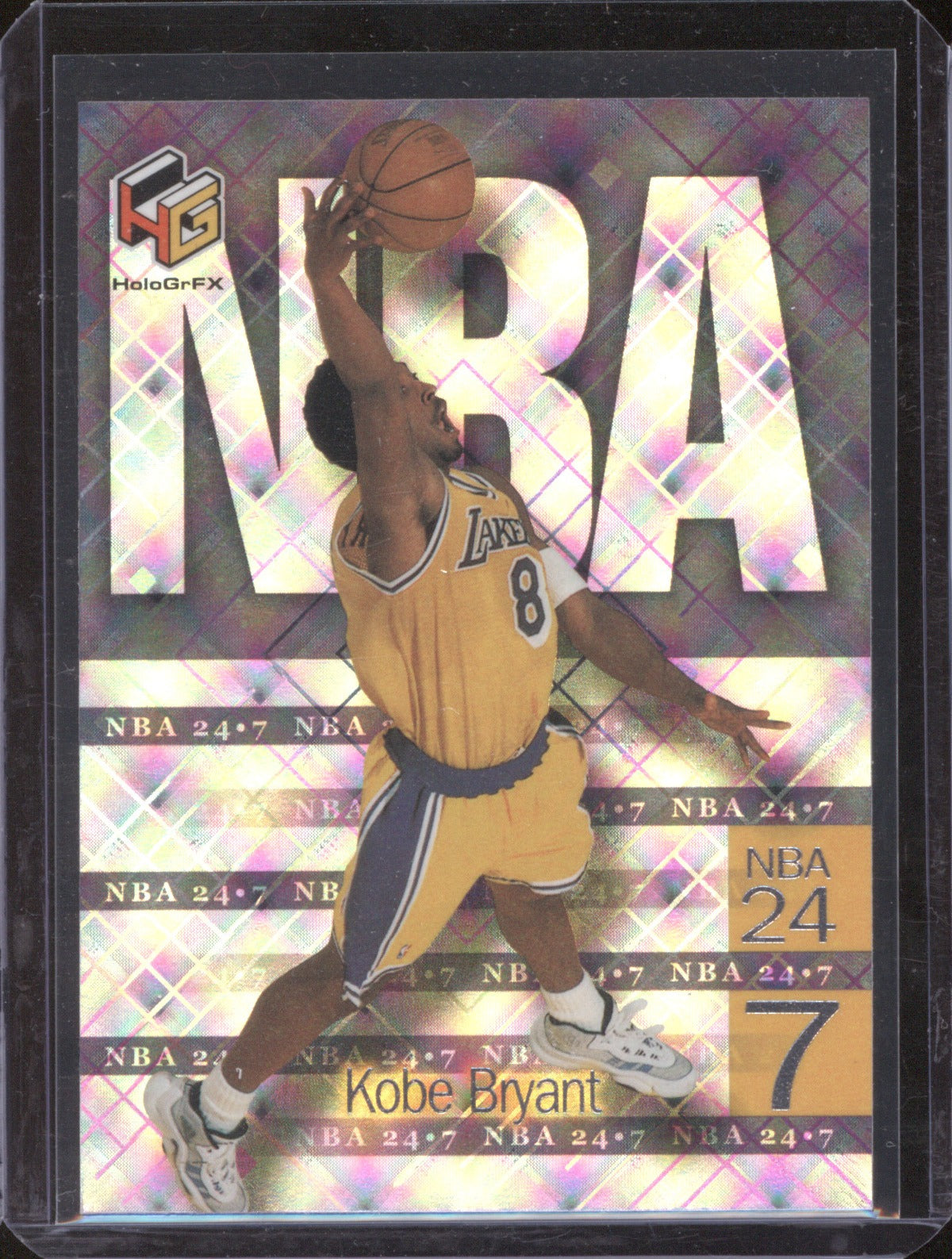 Kobe Bryant 1999 Upper Deck HoloGrFX N8 NBA 24/7