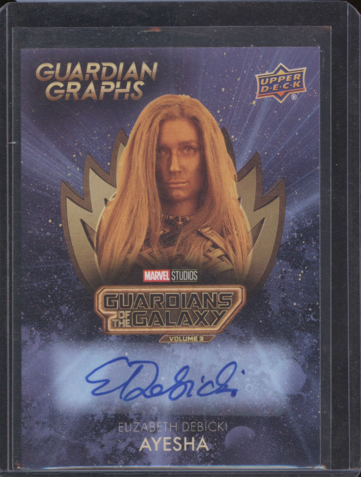 2024 Upper Deck Marvel Guardians Of The Galaxy Vol 3 Elizabeth Debicki Auto