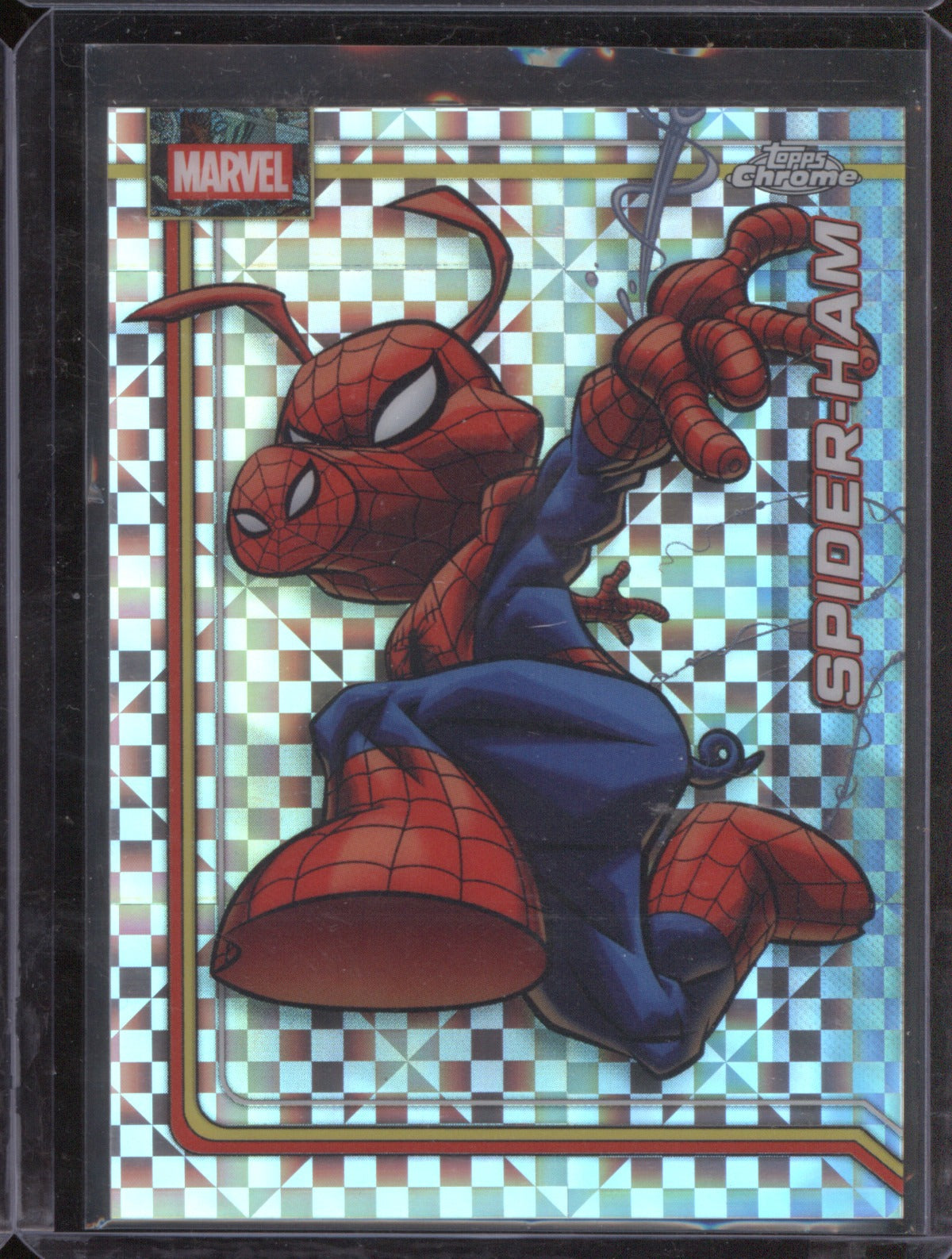 2026 Topps Chrome Marvel 162 Spider-Ham X-Fractor
