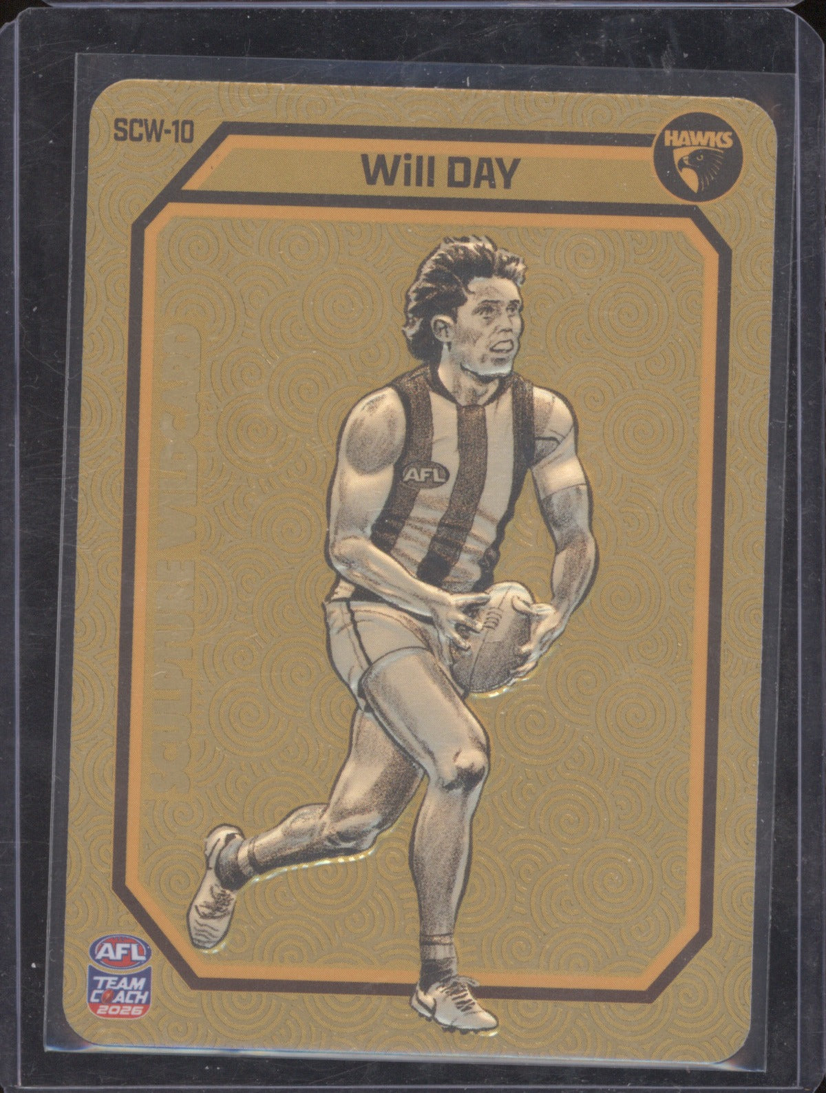 2026 Team Coach AFL SCW-10 Sculpture Wildcard Gold Will Day
