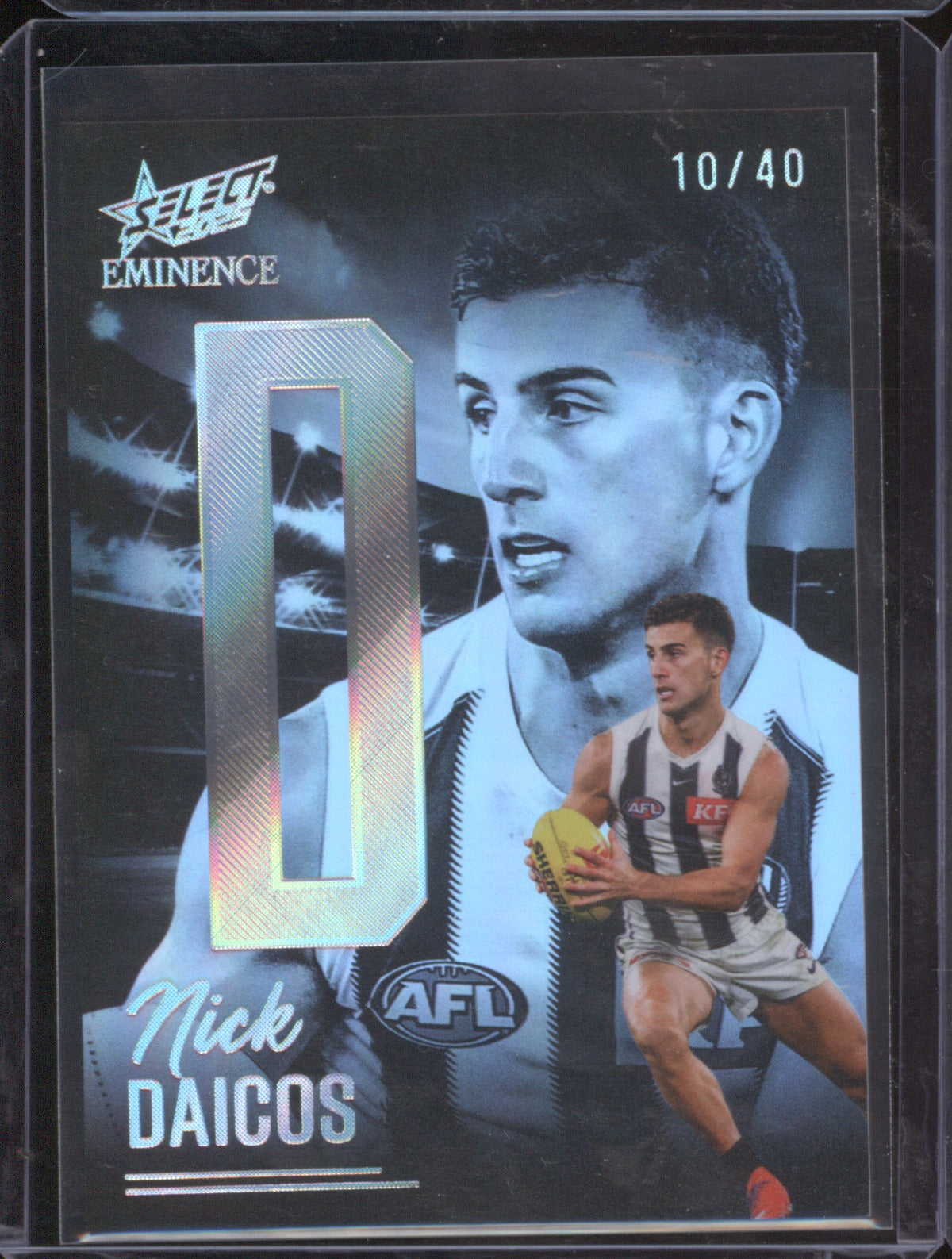 2025 AFL Select Eminence Nick Daicos Platinum Nameplate /40