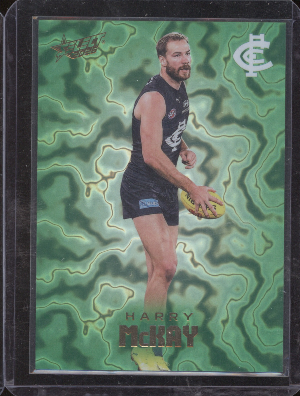 2026 Select AFL Footy Stars MYG3 Harry McKay Green Mercury /70