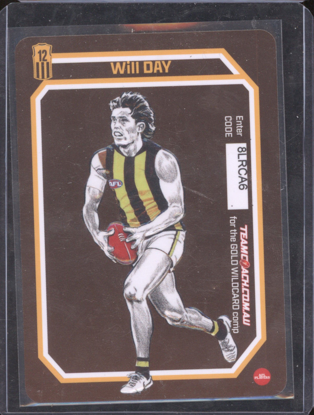 2026 Team Coach AFL SCW-10 Sculpture Wildcard Gold Will Day