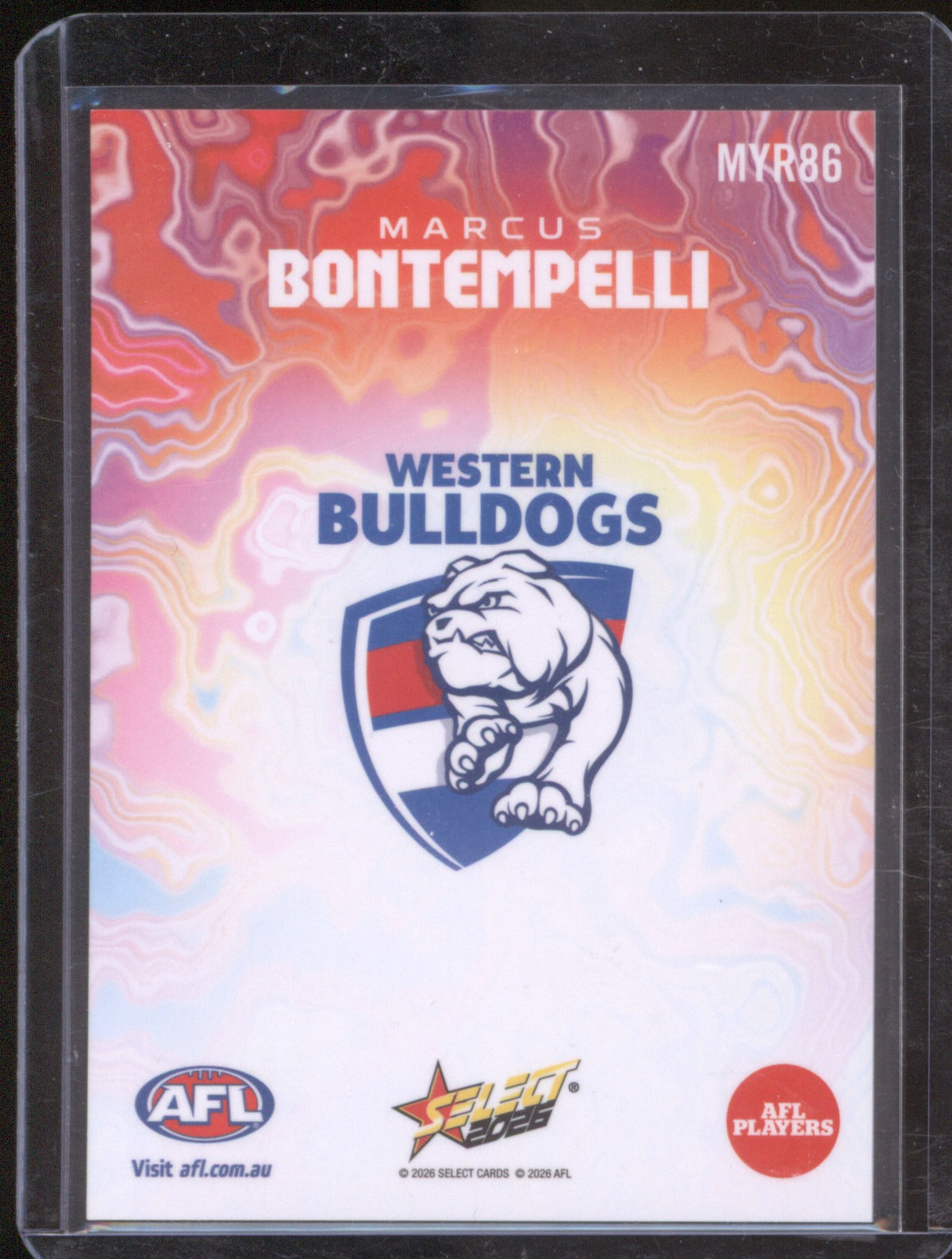2026 Select Footy Stars MYR86 Marcus Bontempelli Tie Dye