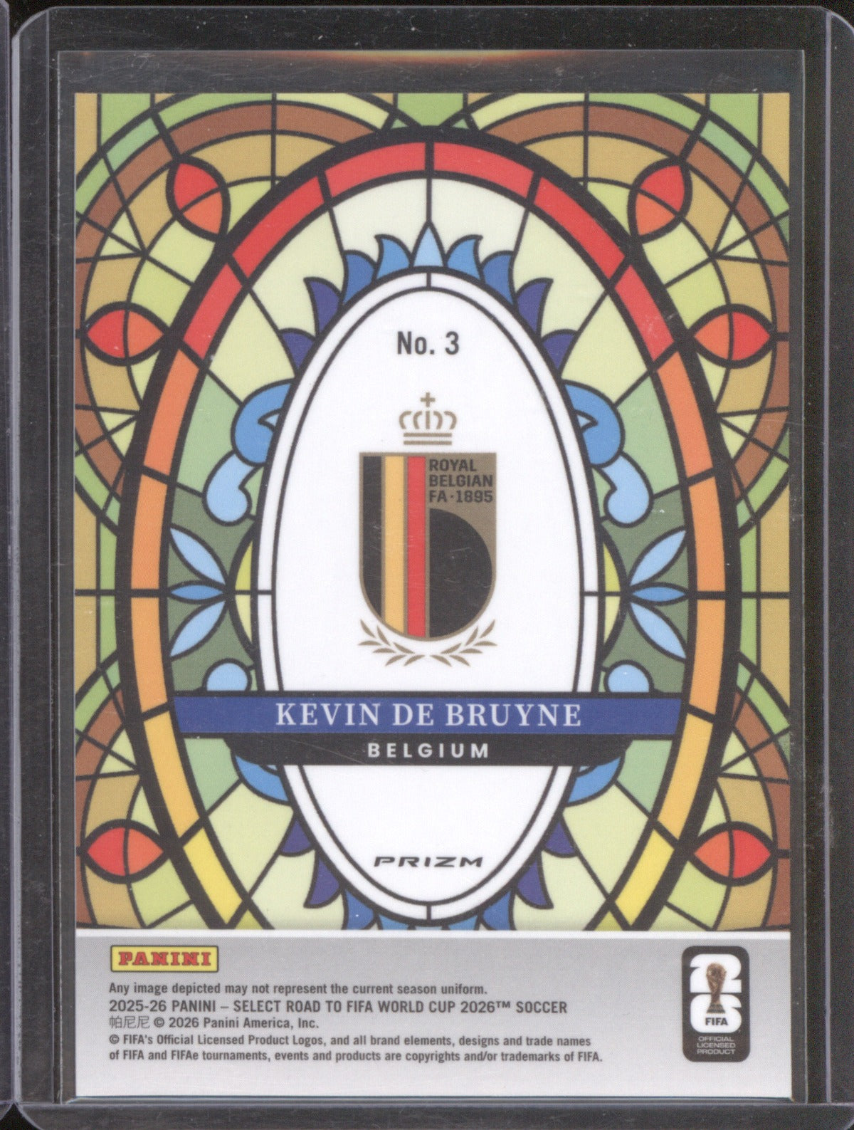 2025-26 Panini Select FIFA Kevin De Bruyne Stained Glass #3