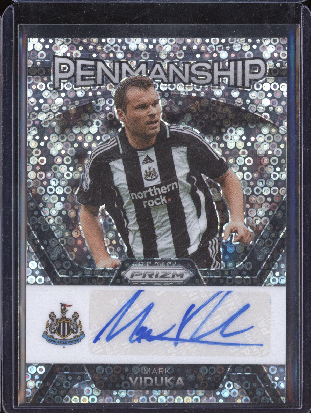 Mark Viduka 2023-24 Panini Prizm Premier League P-MV Penmanship Breakaway Auto