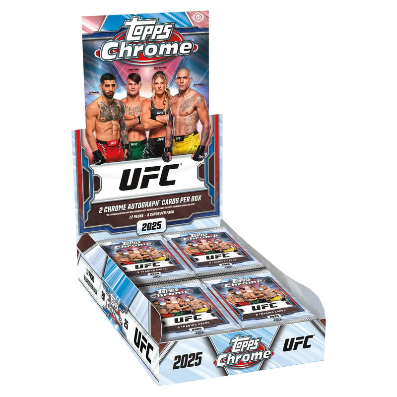 2025 Topps UFC Chrome Hobby Box