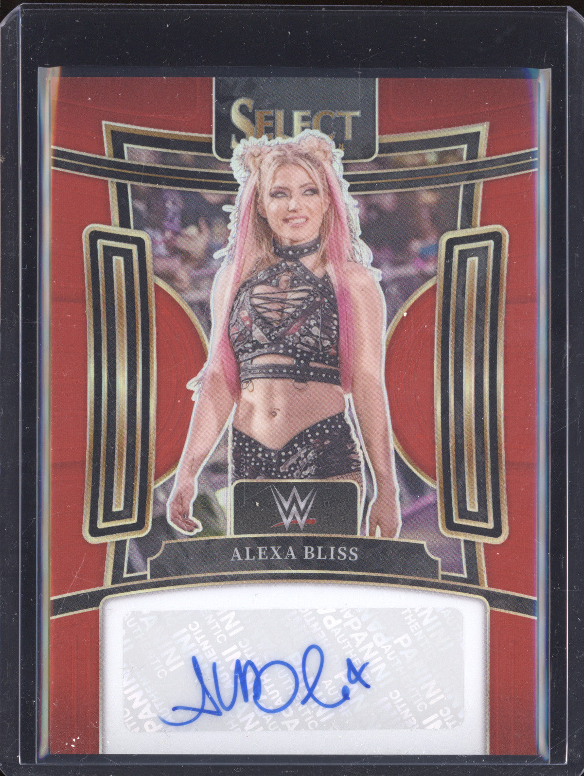 Alexa Bliss 2024 Panini Select SG-ABS Signatures Red 98/99