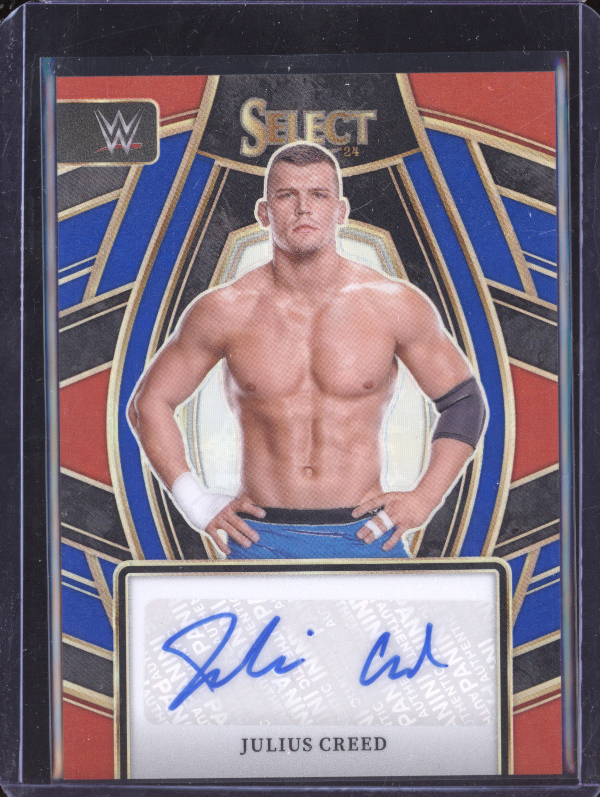 Julius Creed 2024 Panini Select SL-JCD Signature Selections Blue 25/49
