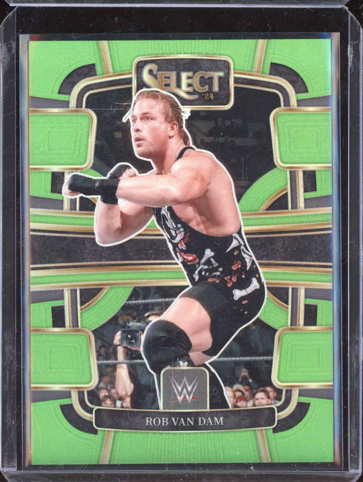 Rob Van Dam 2024 Panini Select 5 Neon Green 33/75