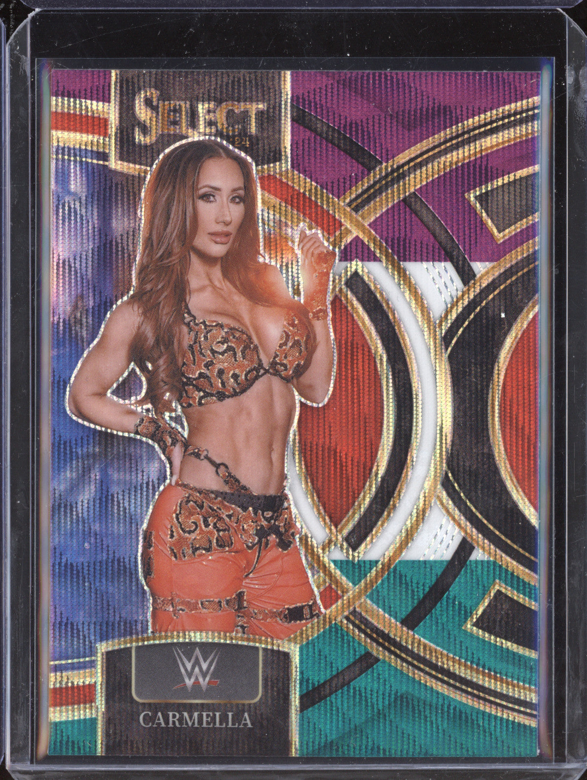 Carmella 2024 Panini Select 105 Tri-Color