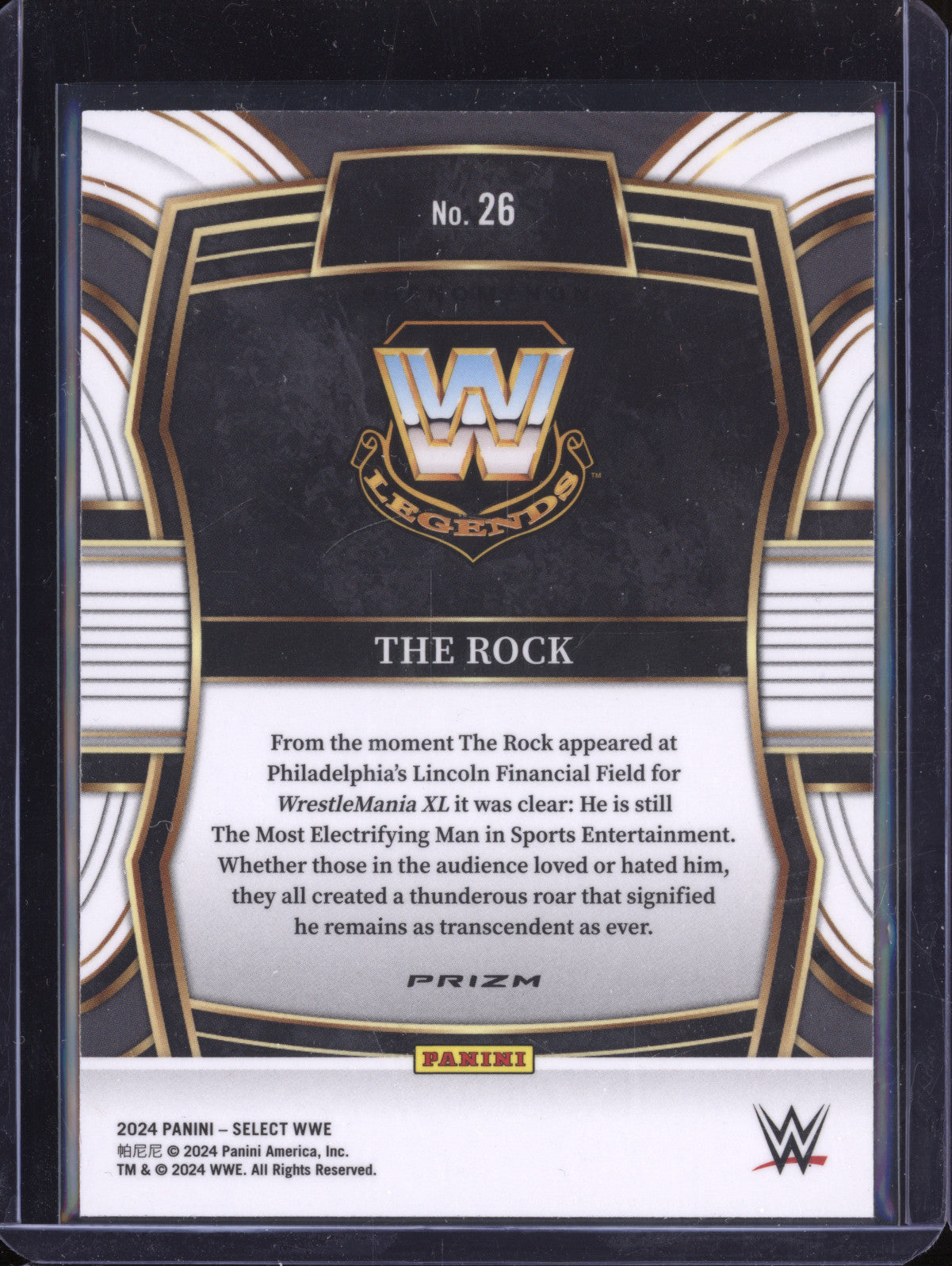 The Rock 2024 Panini Select 26 Phenomenom