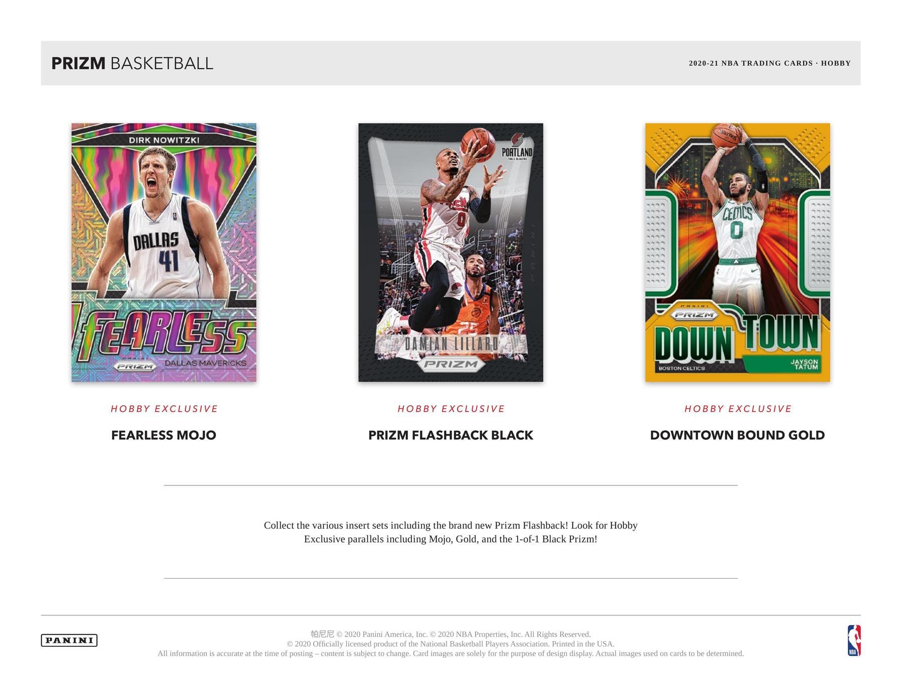 2020/21 Panini Prizm Basketball Hobby Box