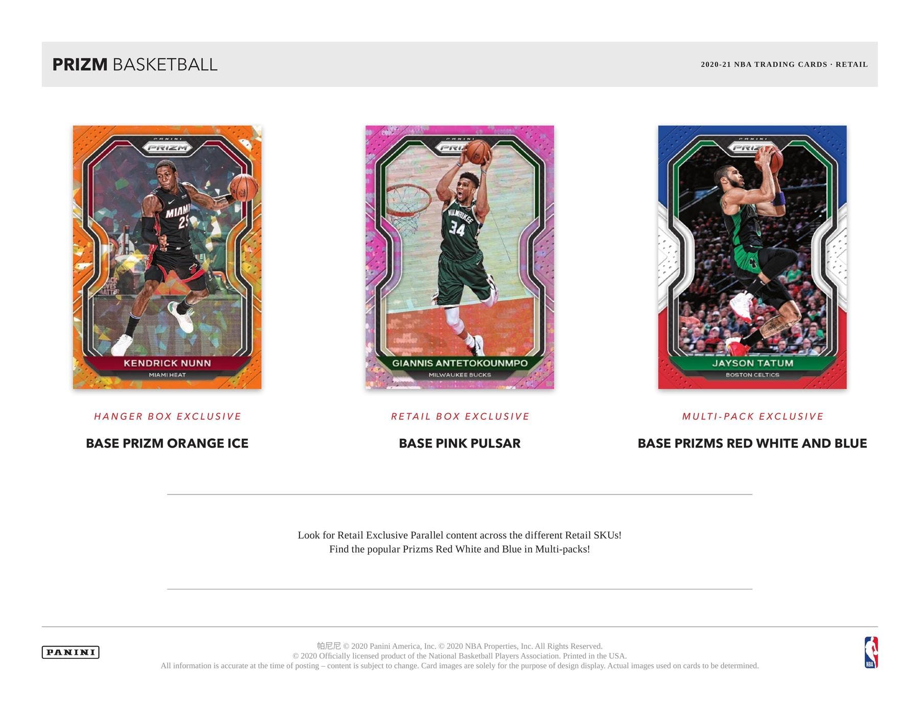2020/21 Panini Prizm Basketball Blaster Box