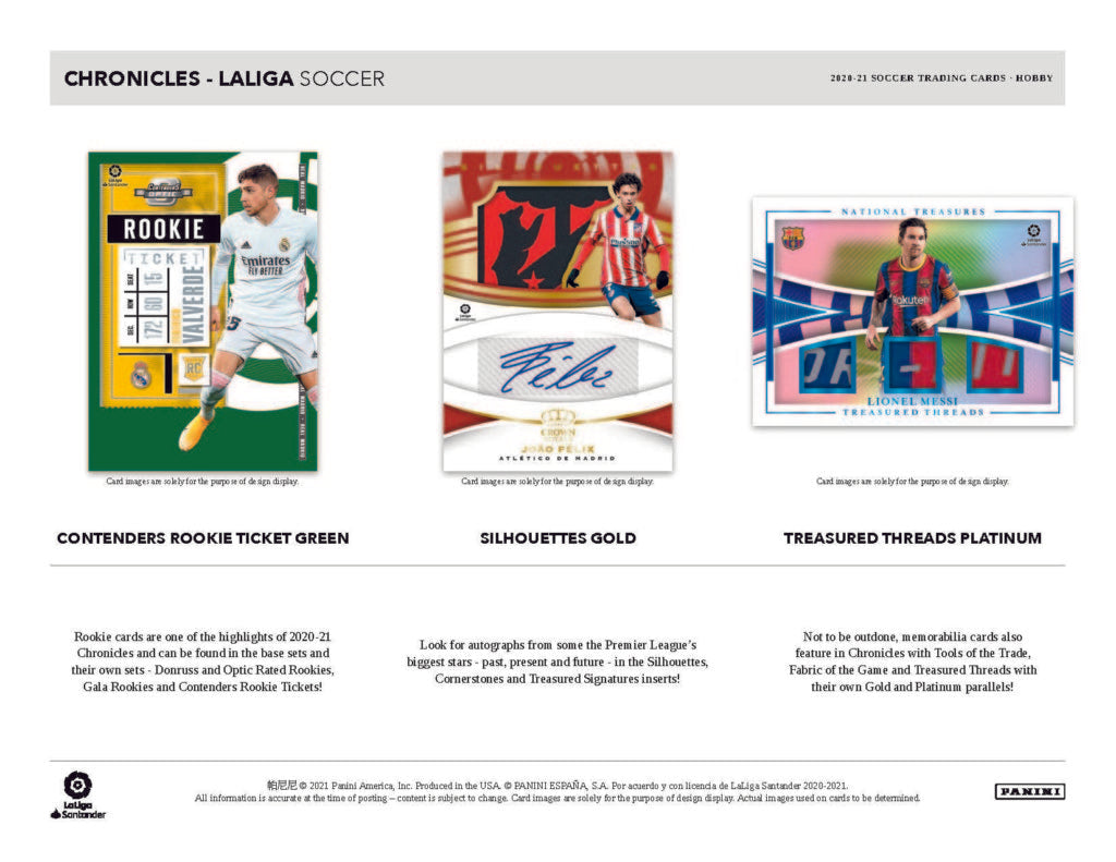 2020/21 Panini Chronicles Soccer Hobby Box