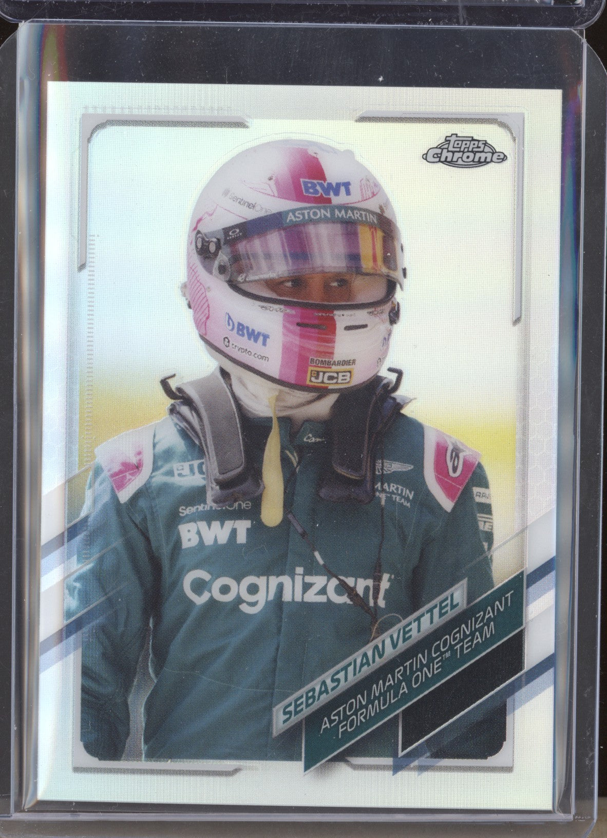 Sebastian Vettel 2021 Topps Chrome 7 Variation SP