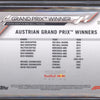 Max Verstappen 2020 Topps Chrome 141 Orange Refractor 09/25