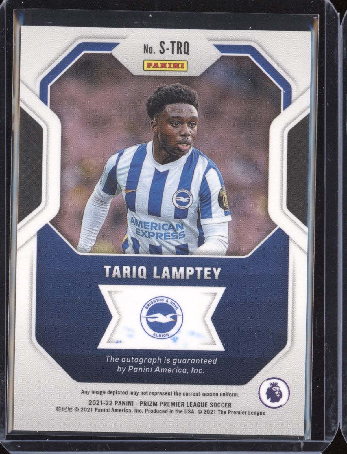 Tariq Lamptey 2021-22 Panini Prizm Premier League Signatures