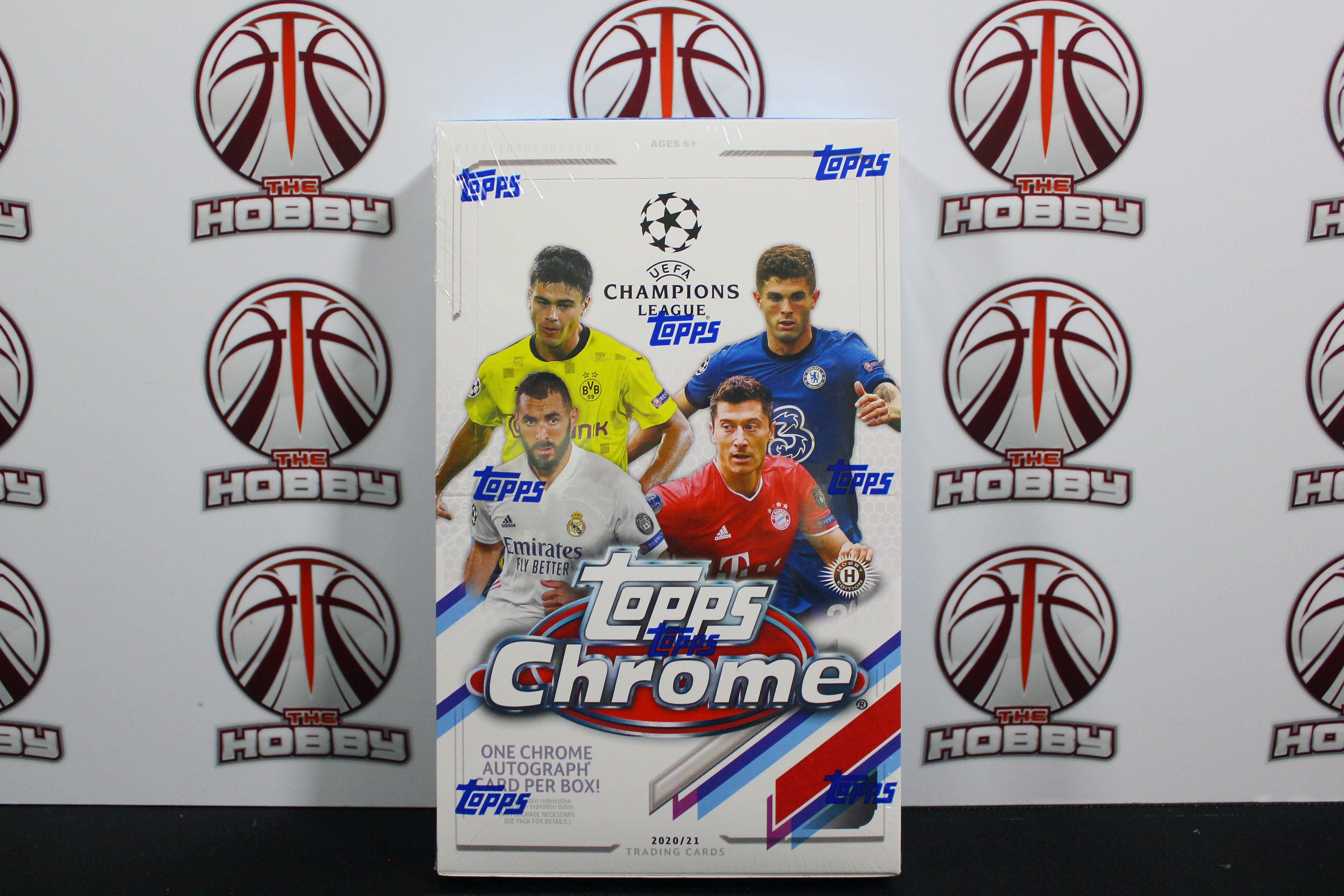 2020/21 Topps UEFA Champions League Chrome Soccer Hobby Box