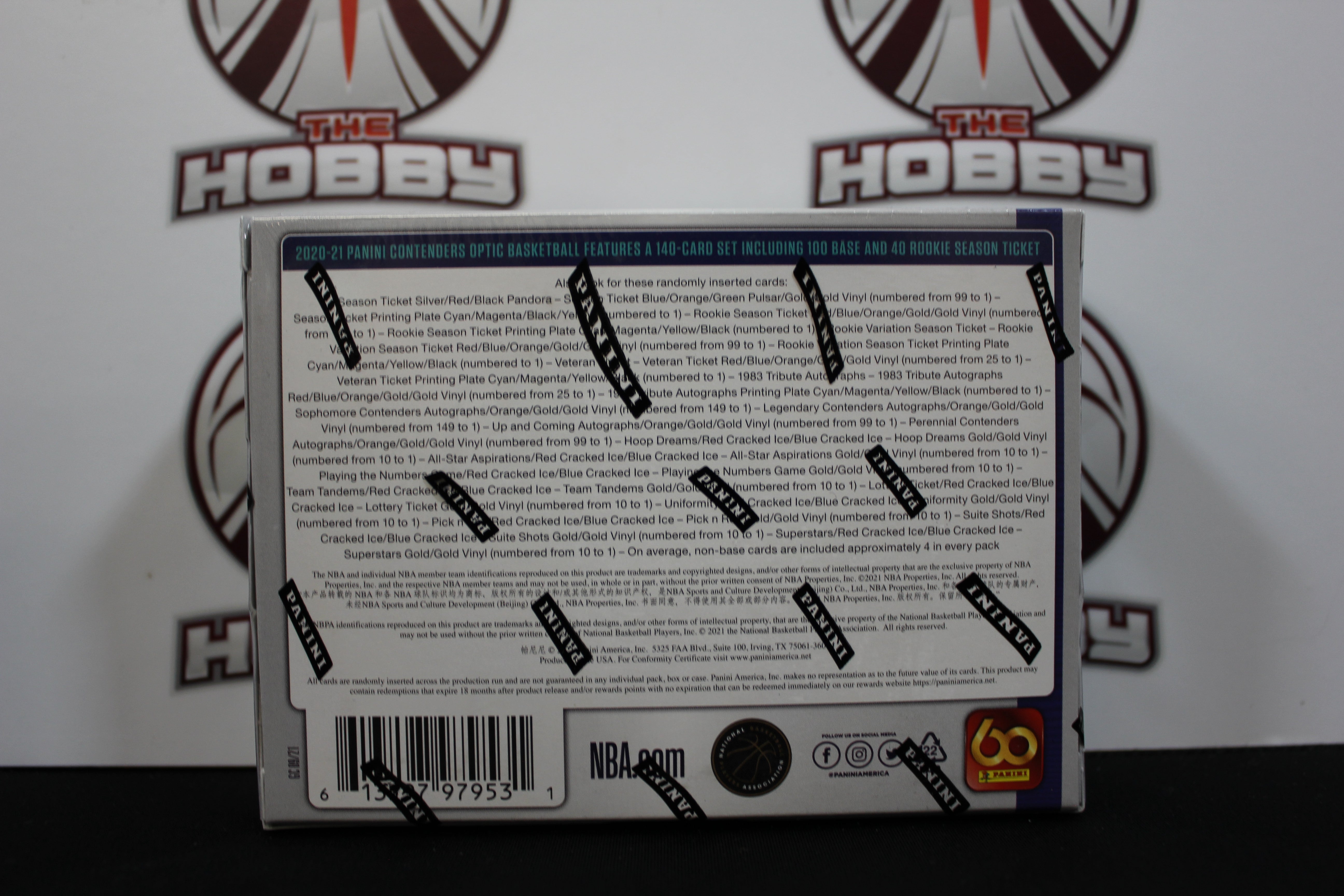 2020-21 Panini Contenders Optic Basketball Hobby Box