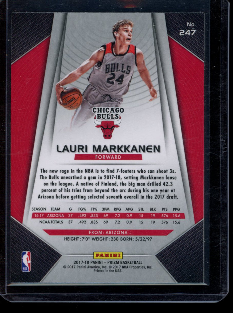 Lauri Markkanen 2017-18 Panini Prizm RC - The Hobby