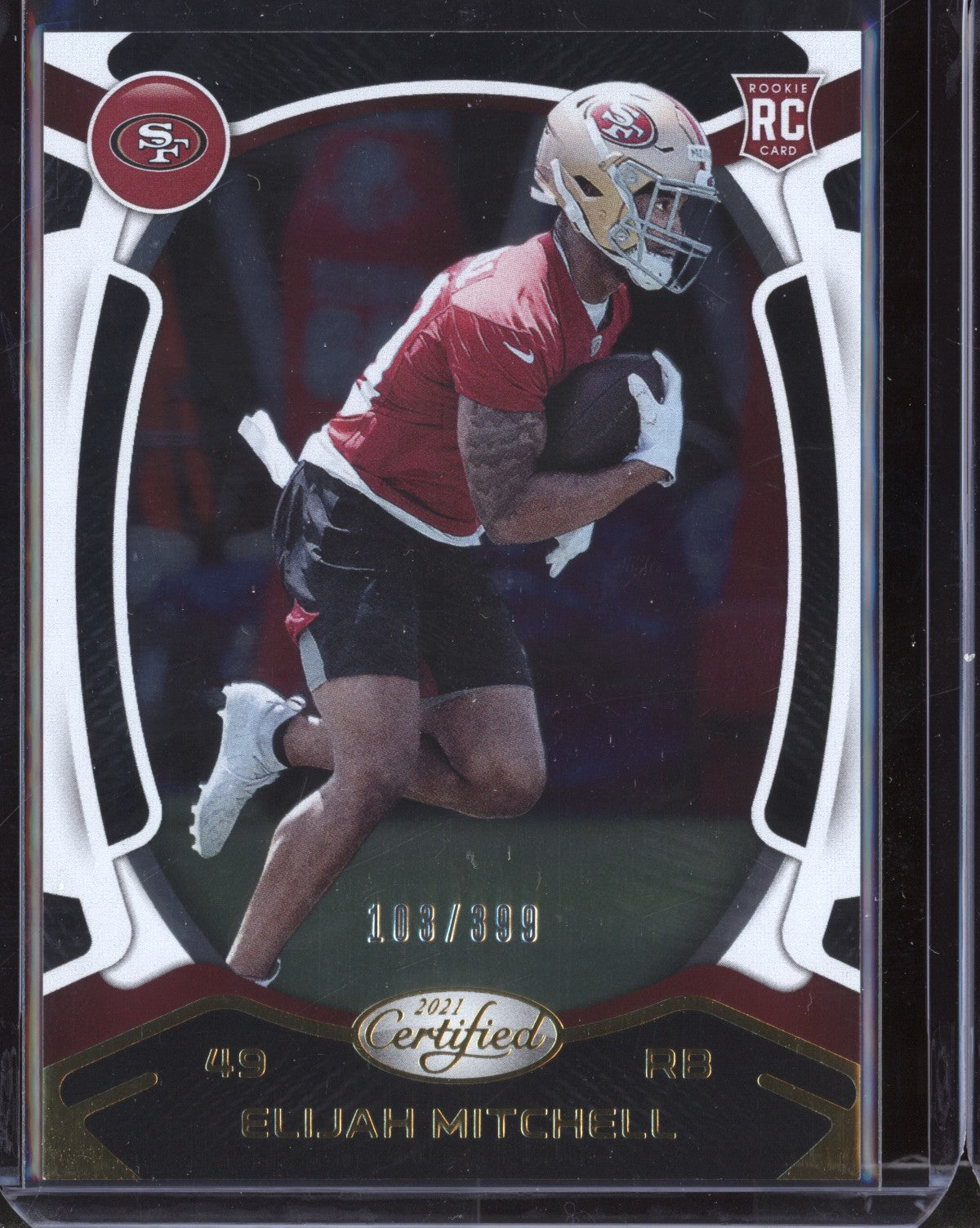 Elijah Mitchell 2021 Panini Certified RC 103/399