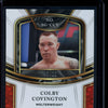 Colby Covington 2021 Panini Select UFC Gold Auto 03/10