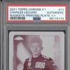 Charles Leclerc 2021 Topps Chrome Formula 1 Printing Plate 1/1 PSA Authentic ASR