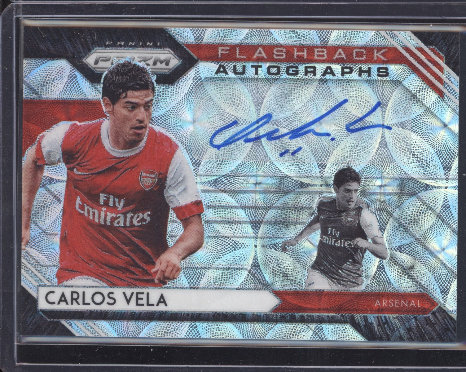 Carlos Vela 2020-21 Panini Prizm Premier League Flashback Autographs Choice