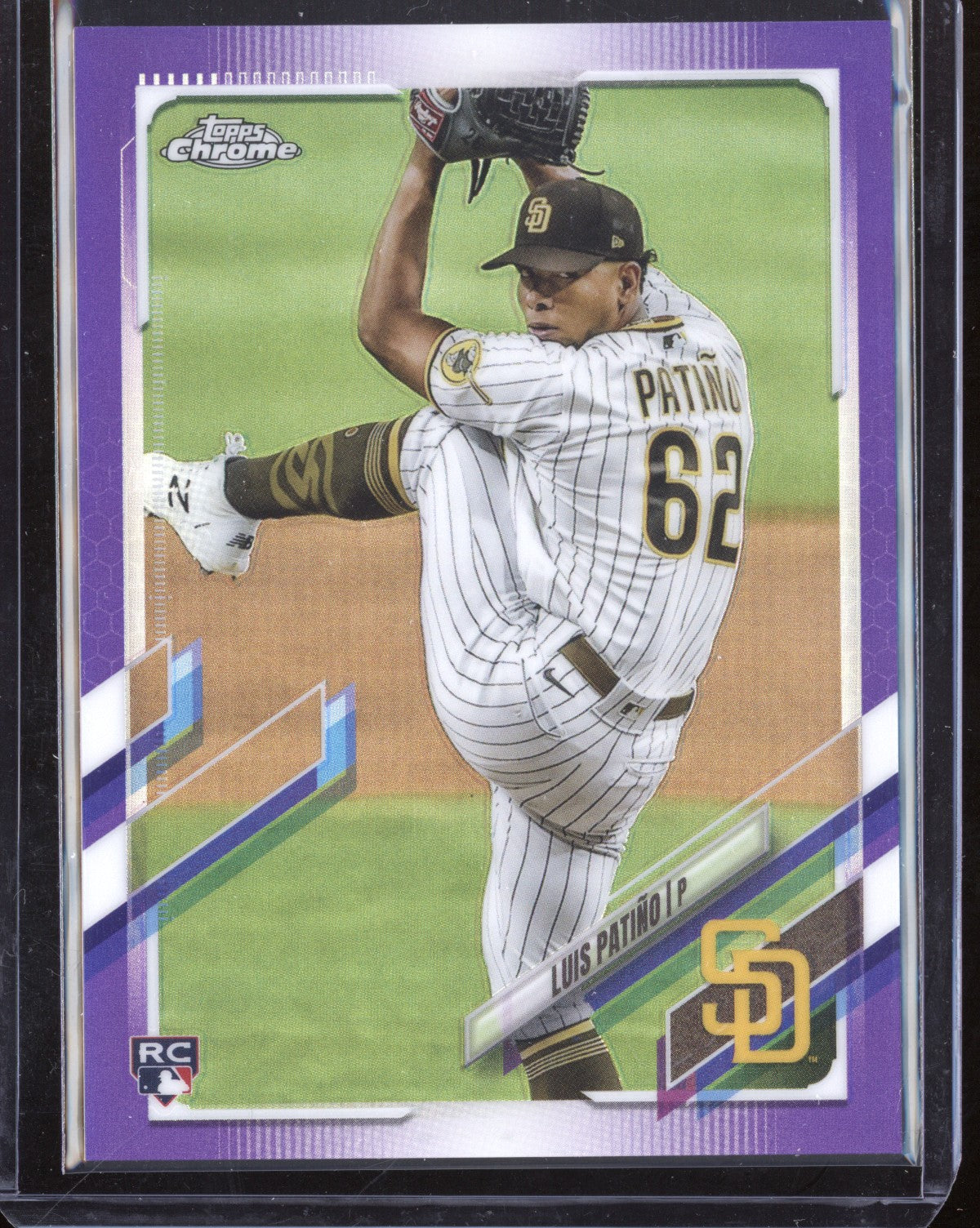 Luis Patino 2021 Topps Chrome Purple RC 129/299