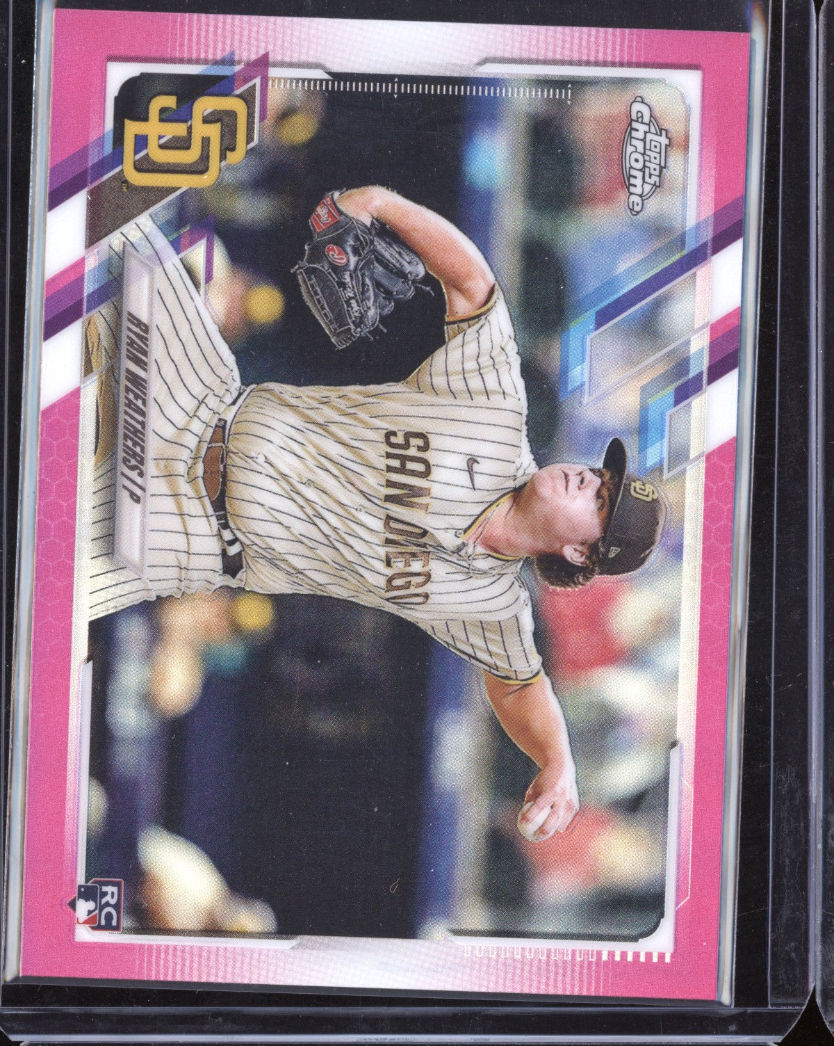 Ryan Weathers 2021 Topps Chrome Magenta RC 286/399