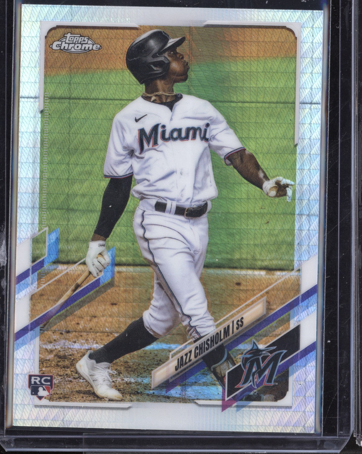 Jazz Chisholm 2021 Topps Chrome Hyper RC