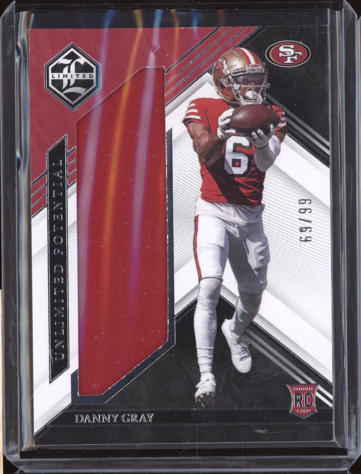 Danny Gray 2022 Panini Limited LP-DGR Unlimited Potential Jersey RC 69/99