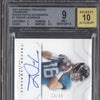 Trevor Lawrence 2021 Panini National Treasures 1 Rookie Patch Auto Crossover RC 13/99 BGS 9/10