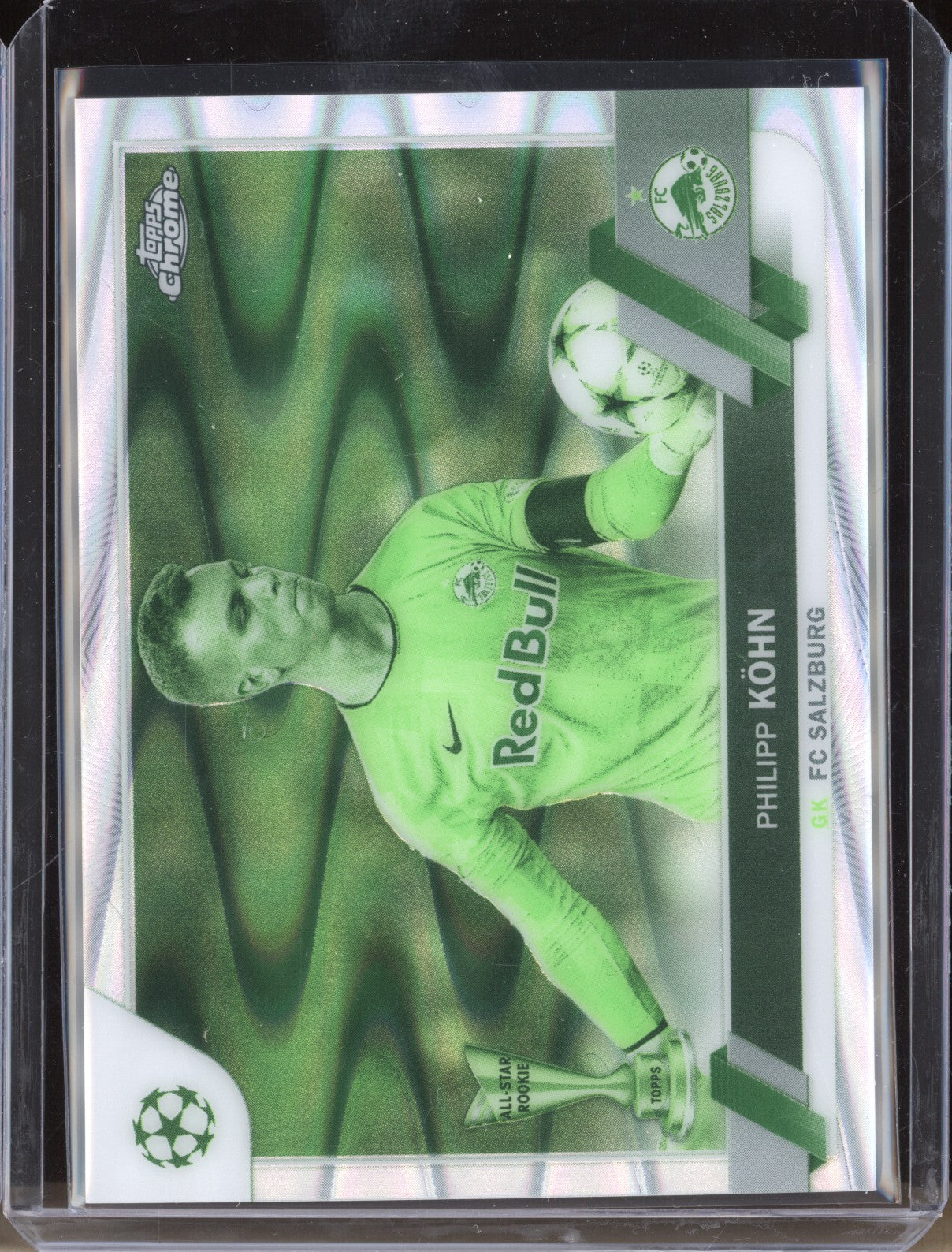 Philipp Kohn 2022-23 Topps Chrome UEFA 92 Night Vision Ray Wave 32/225