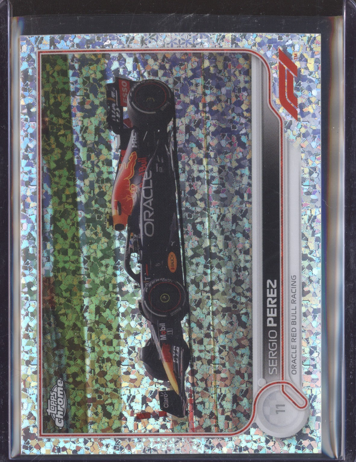 Sergio Perez 2022 Topps Chrome Formula 1 110 Mini Diamonds 293/299