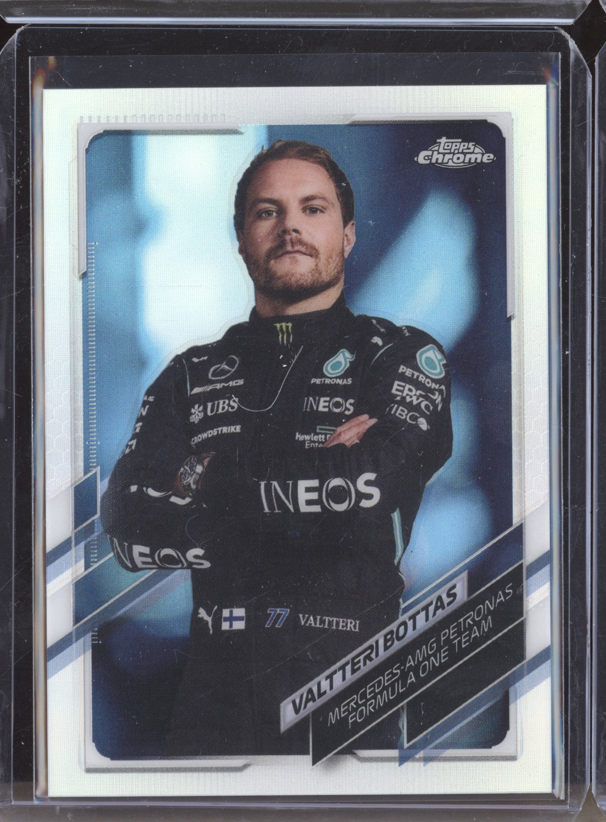 Valtteri Bottas 2021 Topps Chrome Formula One 2 Refractor