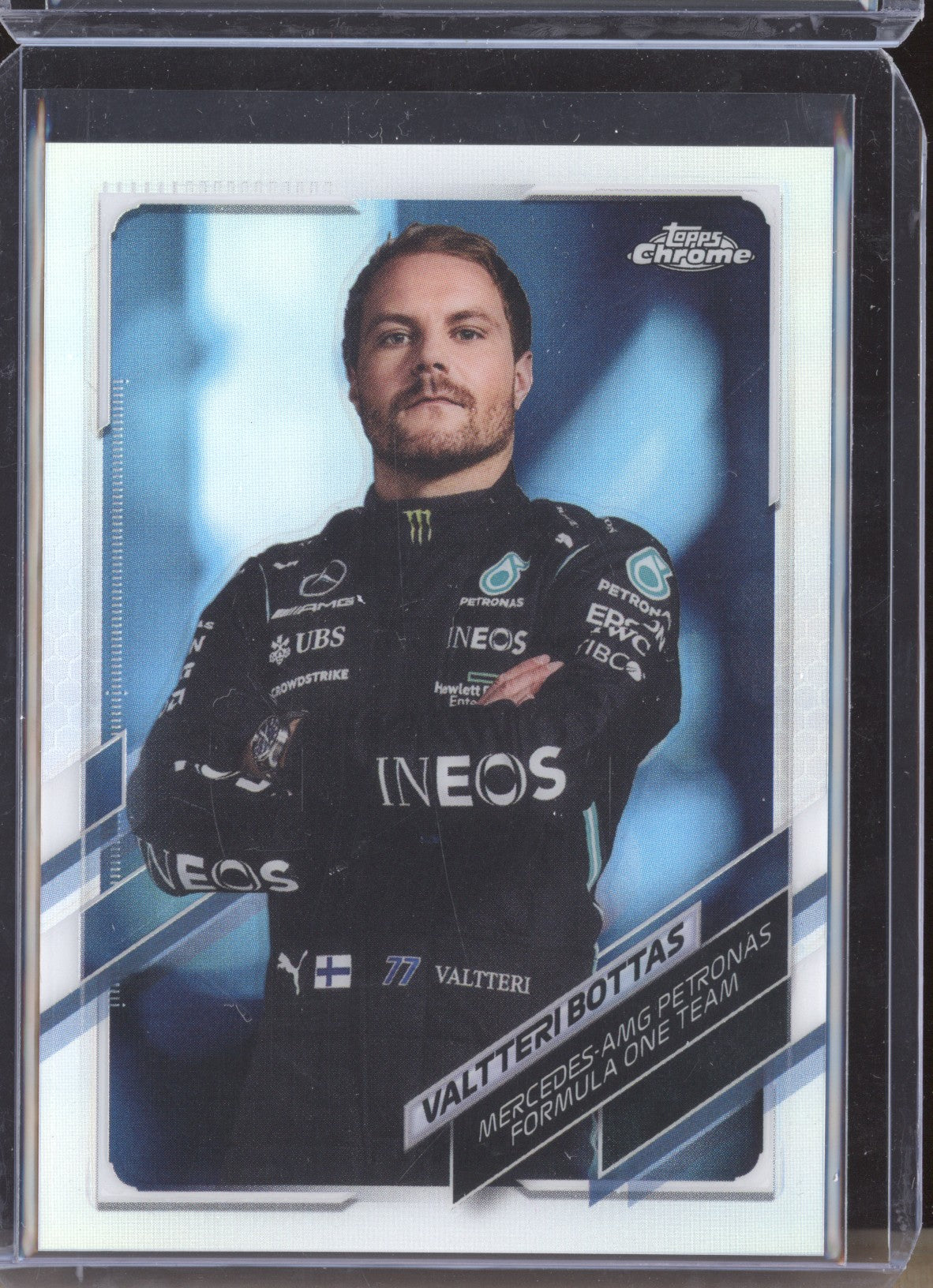 Valtteri Bottas 2021 Topps Chrome Formula One 2 Refractor