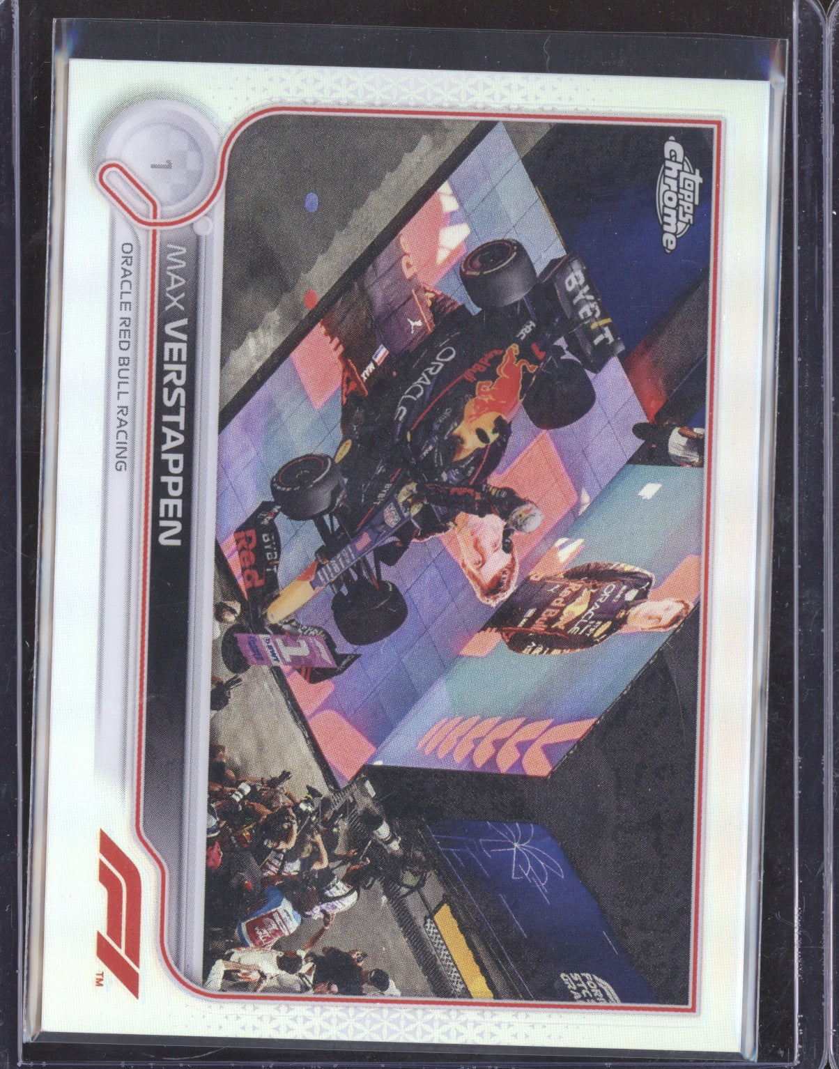 Max Verstappen 2022 Topps Chrome Formula 1 3 Refractor