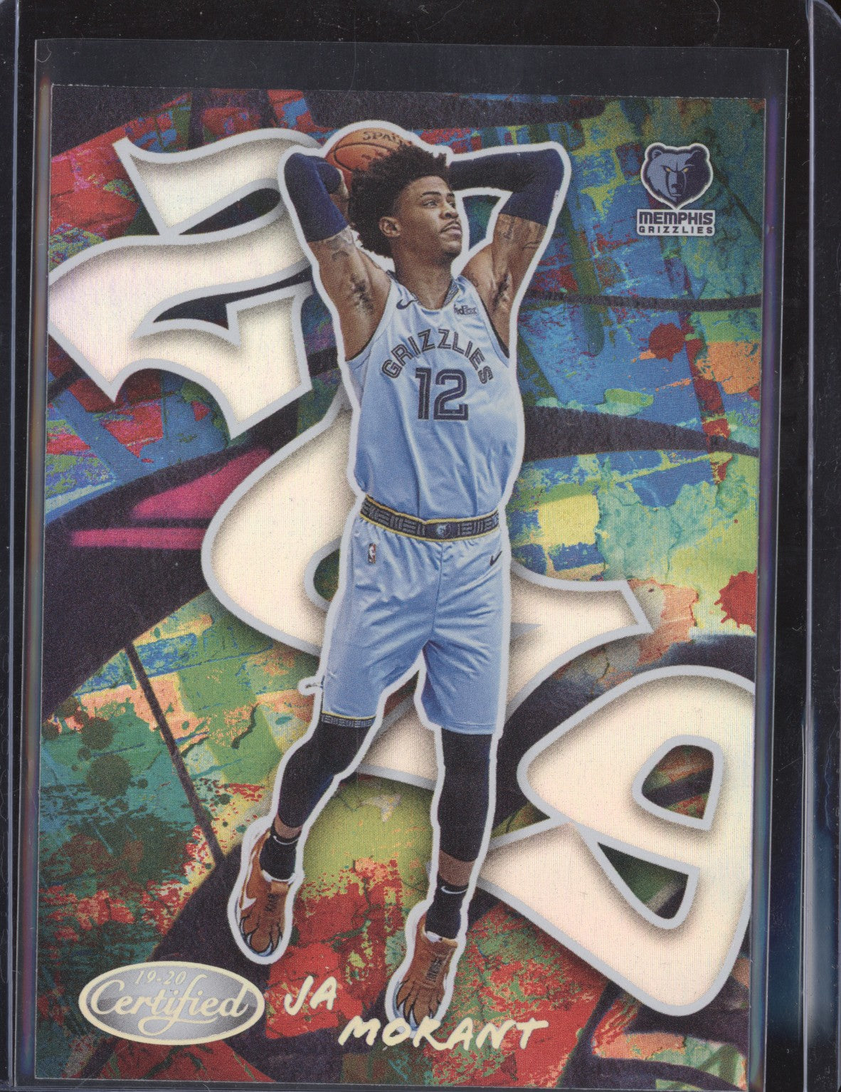 Ja Morant 2019-20 Panini Certified 14 2019 Graffiti RC LPZ