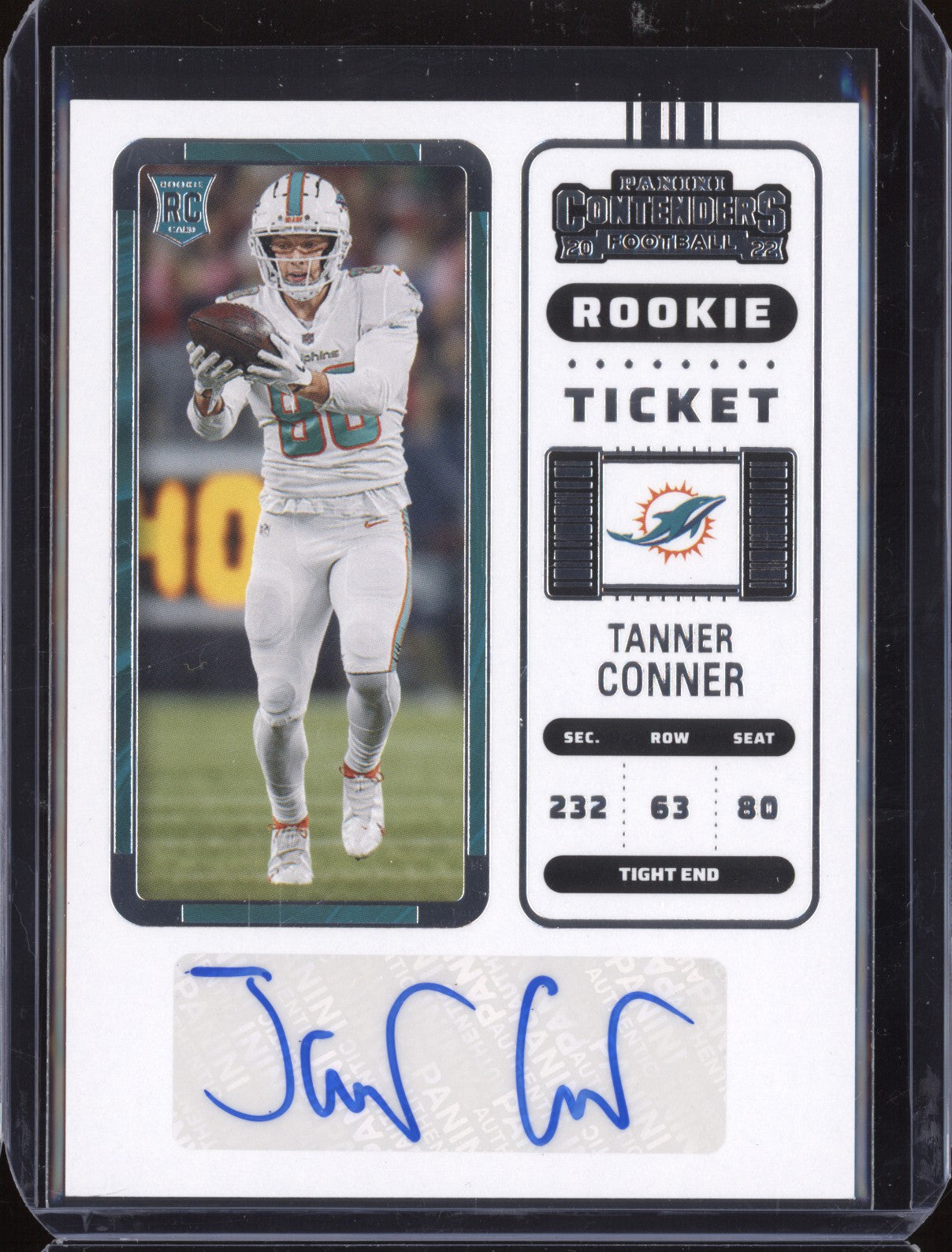 Tanner Conner 2022 Panini Contenders 273 Rookie Ticket Auto RC